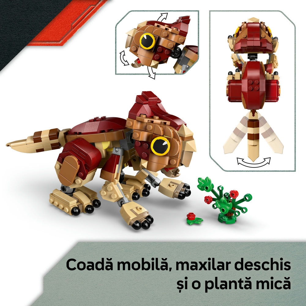 LEGO Jurassic World: Puiul de dinozaur Dolores - Aquilops 76970, 7 ani+, 339 piese