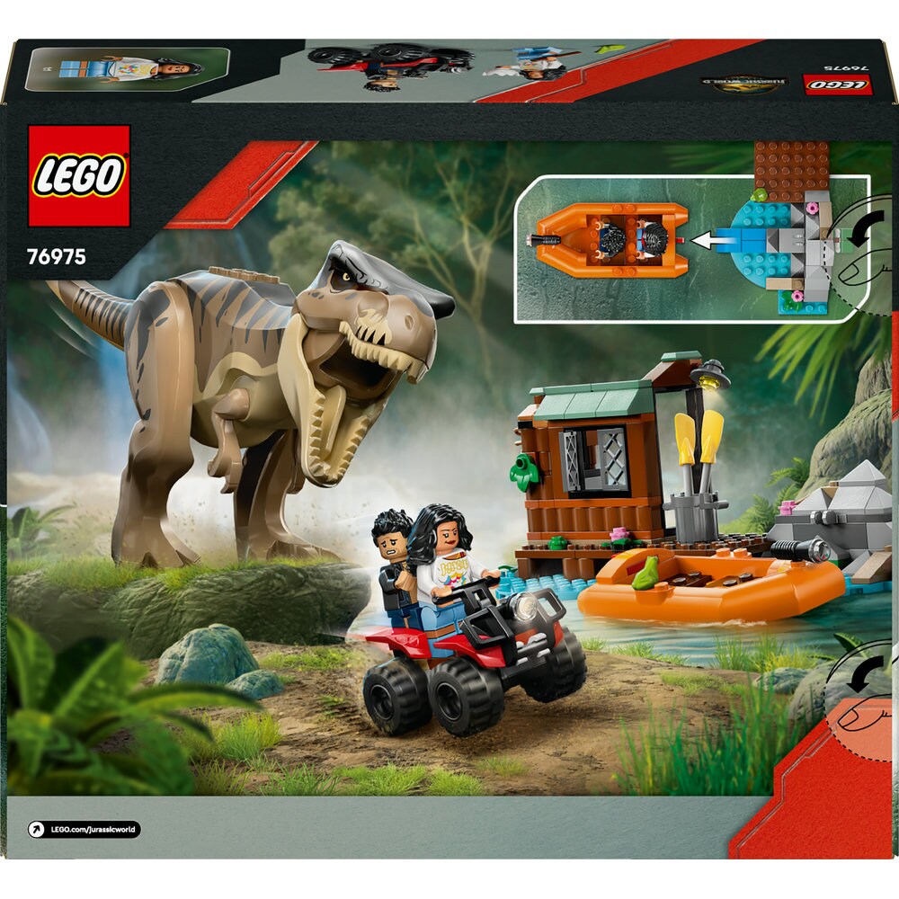 LEGO Jurassic World: Evadare pe rau din calea unui T. rex 76975, 5 ani+, 199 piese