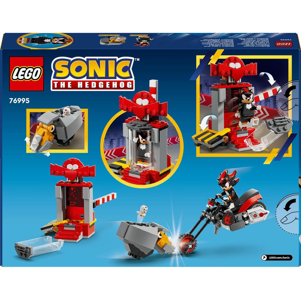 LEGO Sonic The Hedgehog: Evadarea lui Shadow the Hedgehog 76995, 8 ani+, 196 piese
