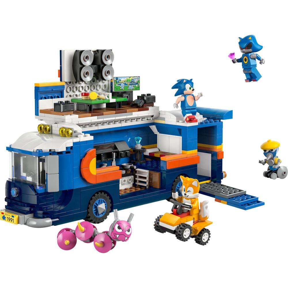 LEGO Sonic The Hedgehog: Camionul de comanda al echipei Sonic 77006, 8 ani+, 747 piese