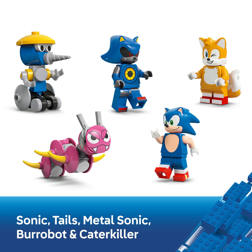 LEGO Sonic The Hedgehog: Camionul de comanda al echipei Sonic 77006, 8 ani+, 747 piese