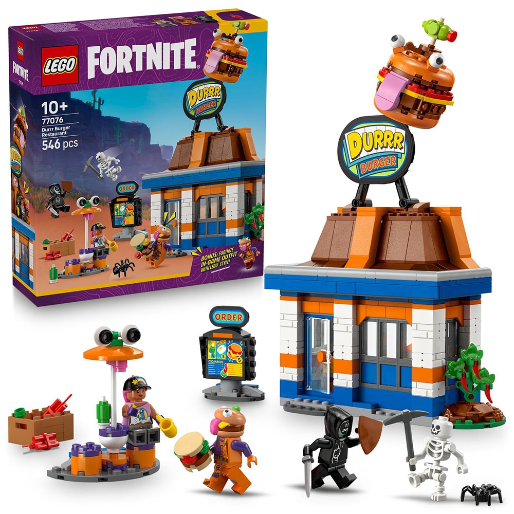 LEGO Fortnite: Restaurantul Durrr Burger 77076, 10 ani+, 546 piese
