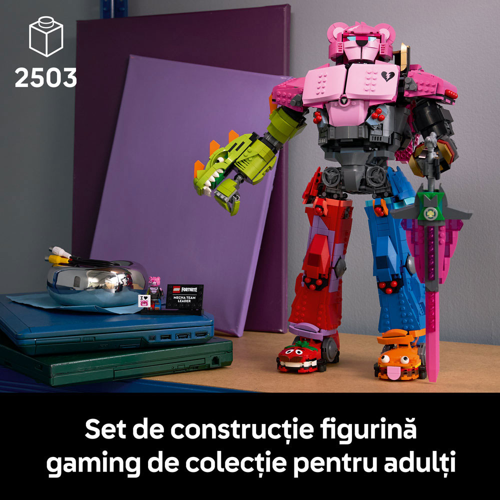 LEGO Fortnite: Mecha Team Leader 77078, 18 ani+, 2503 piese