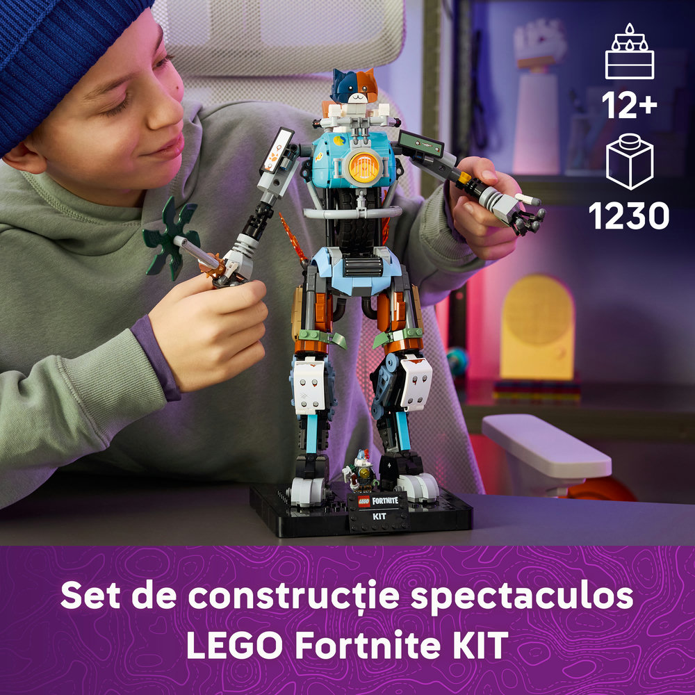 LEGO Fortnite: KIT 77081, 12 ani+, 1230 piese
