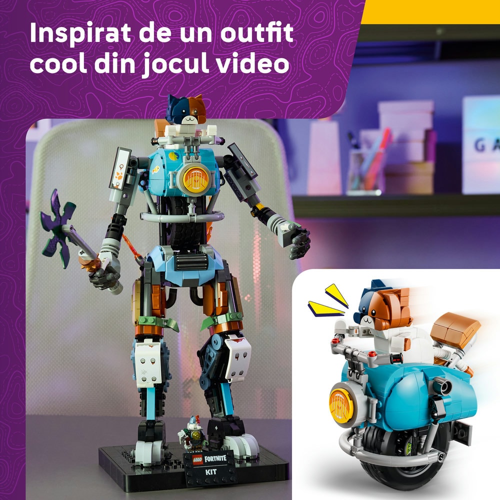 LEGO Fortnite: KIT 77081, 12 ani+, 1230 piese