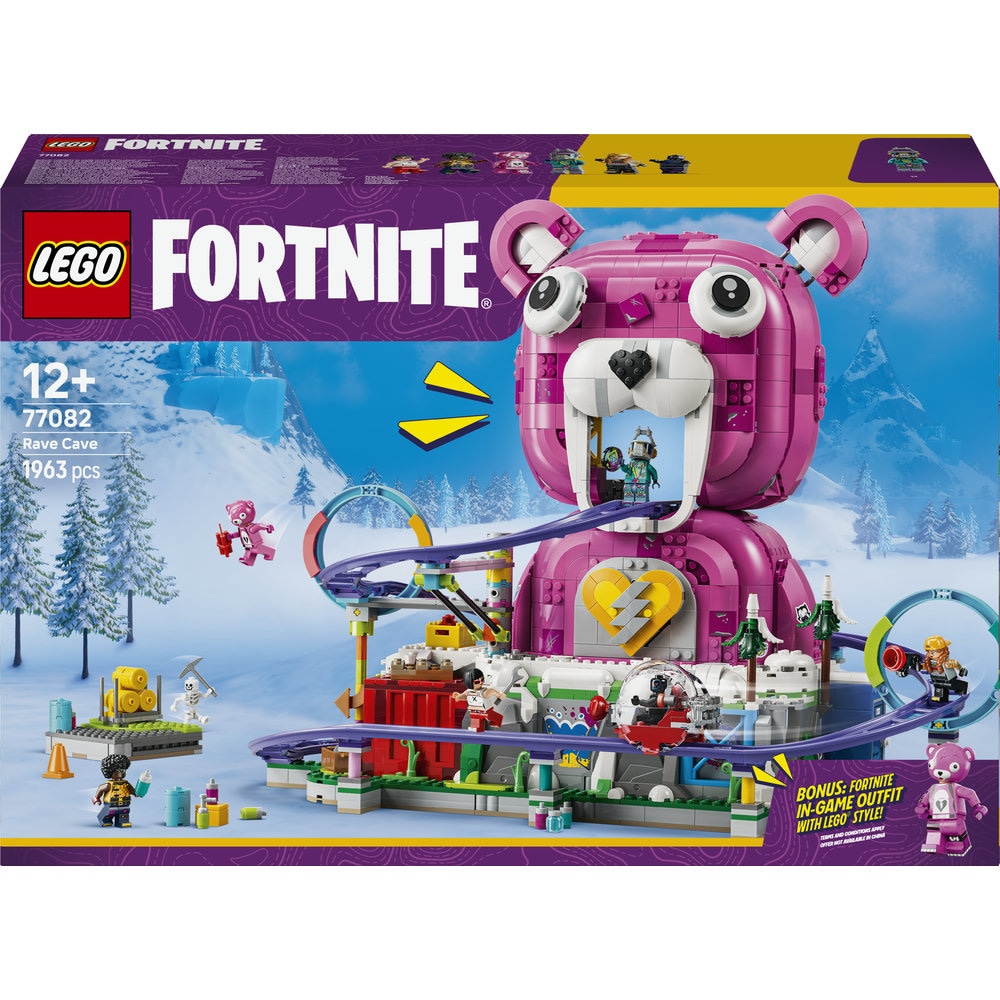 LEGO Fortnite: Rave Cave 77082, 12 ani+, 1963 piese