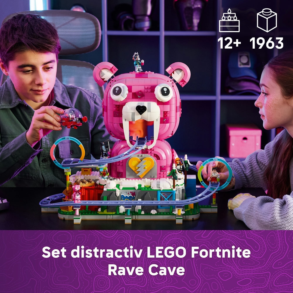 LEGO Fortnite: Rave Cave 77082, 12 ani+, 1963 piese