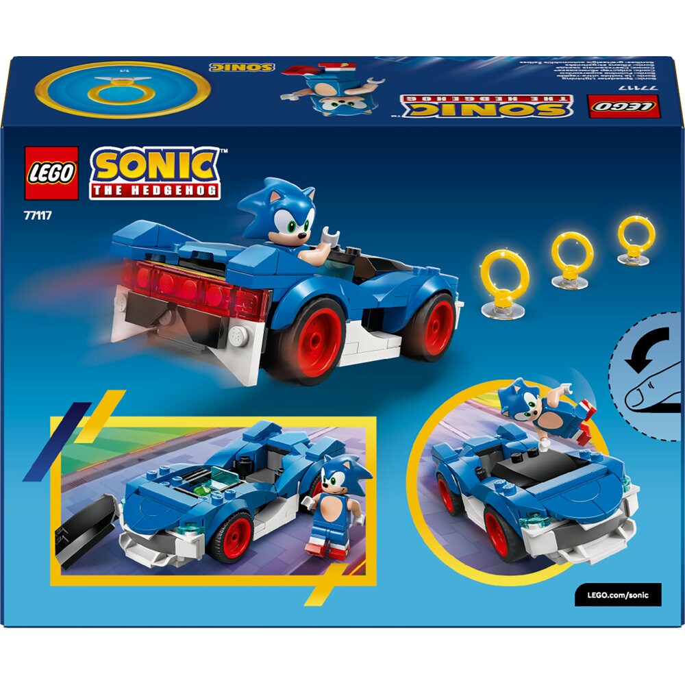 LEGO Sonic The Hedgehog: Speedster Lightning 77117, 7 ani+, 126 piese
