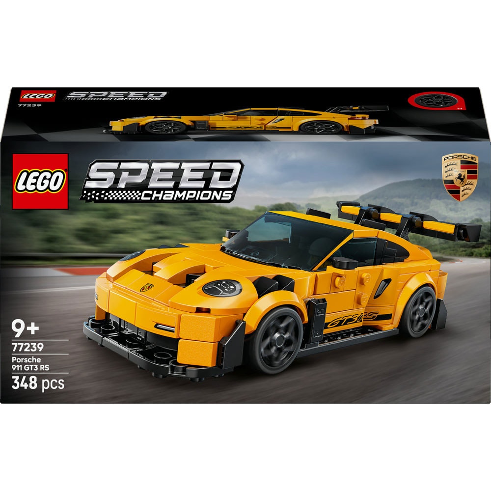 LEGO Speed Champions: Supermasina Porsche 911 GT3 RS 77239, 9 ani+, 348 piese