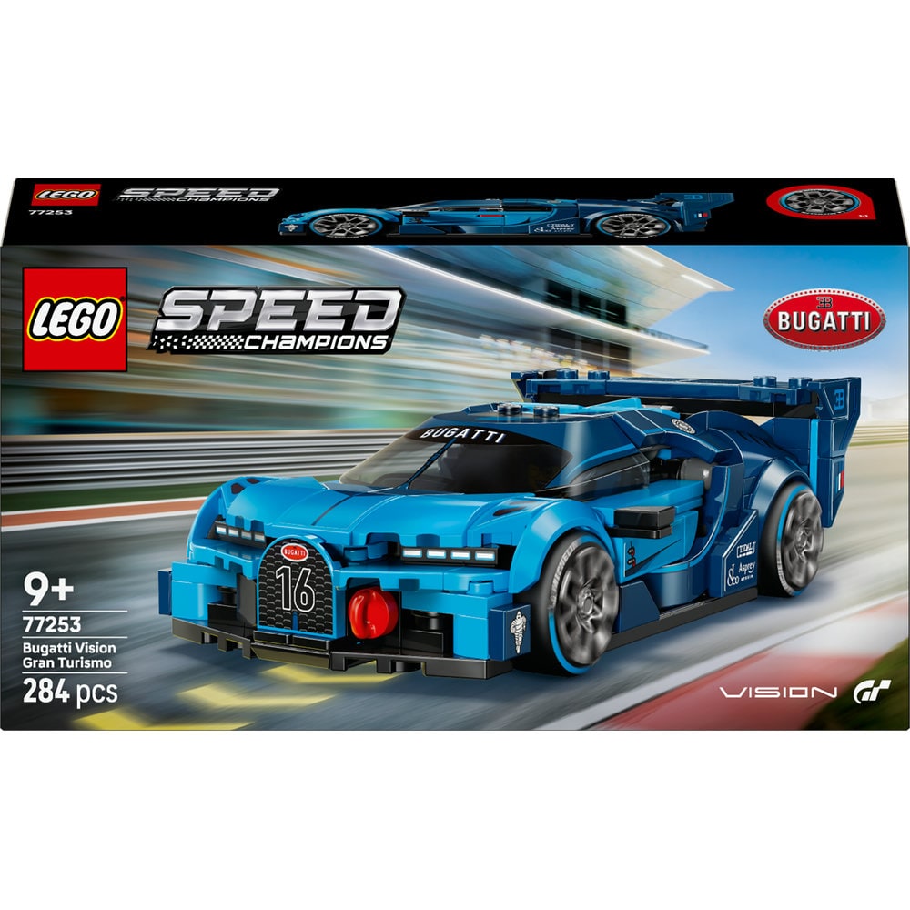 LEGO Speed Champions: Hipermasina sport Bugatti Vision GT 77253, 9 ani+, 284 piese