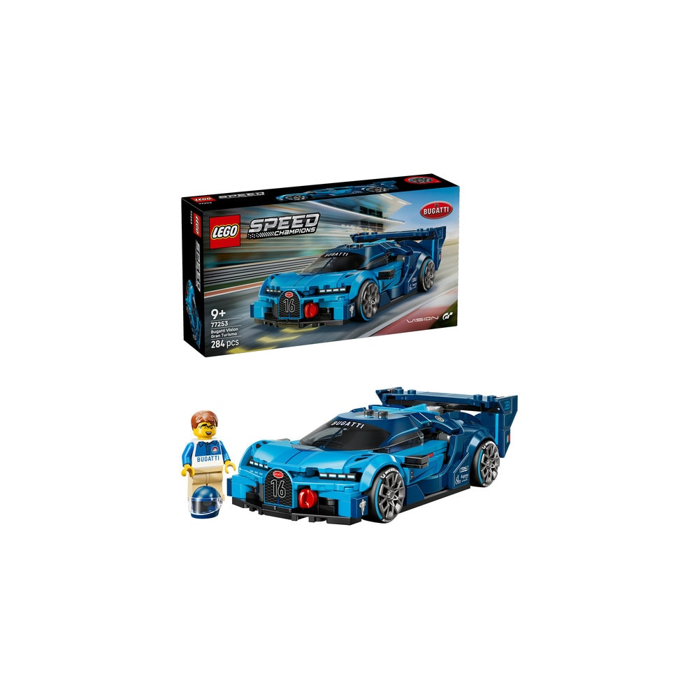 LEGO Speed Champions: Hipermasina sport Bugatti Vision GT 77253, 9 ani+, 284 piese