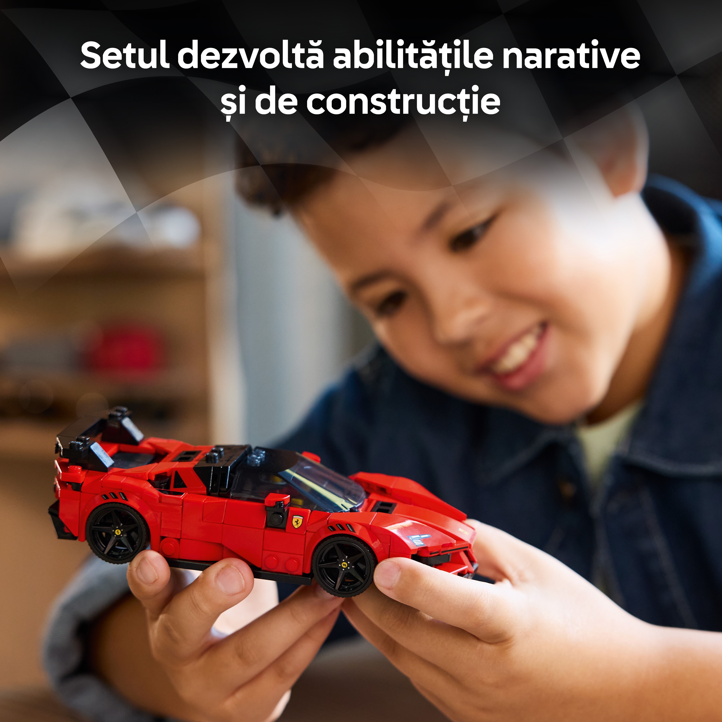 LEGO Speed Champions: Masina de sport Ferrari SF90 XX Stradale 77254, 9 ani+, 339 piese