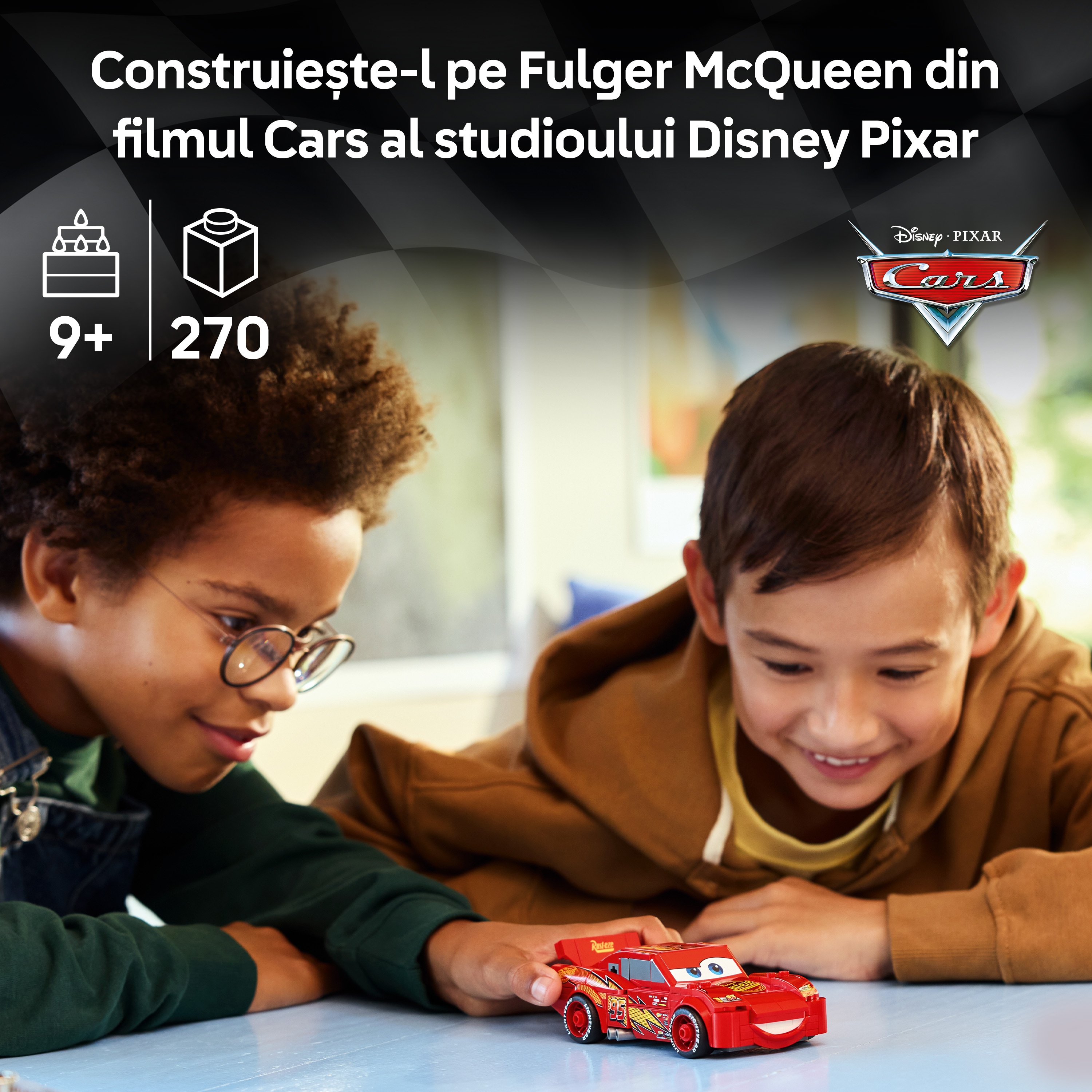 LEGO Speed Champions: Fulger McQueen 77255, 9 ani+, 270 piese