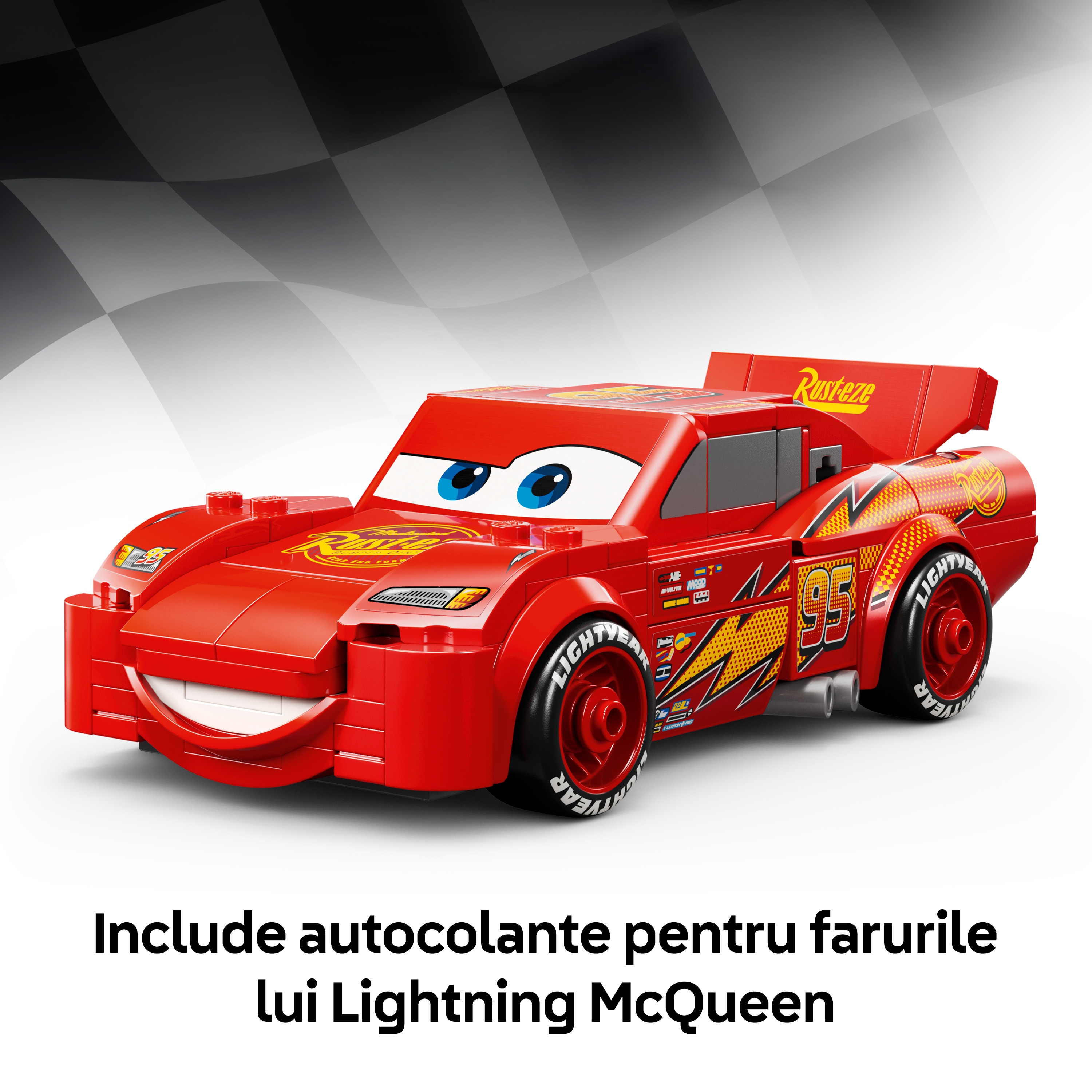 LEGO Speed Champions: Fulger McQueen 77255, 9 ani+, 270 piese