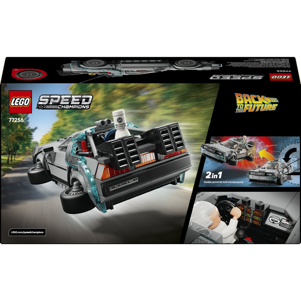 LEGO Speed Champions: Masina timpului din Inapoi in viitor 77256, 9 ani+, 357 piese