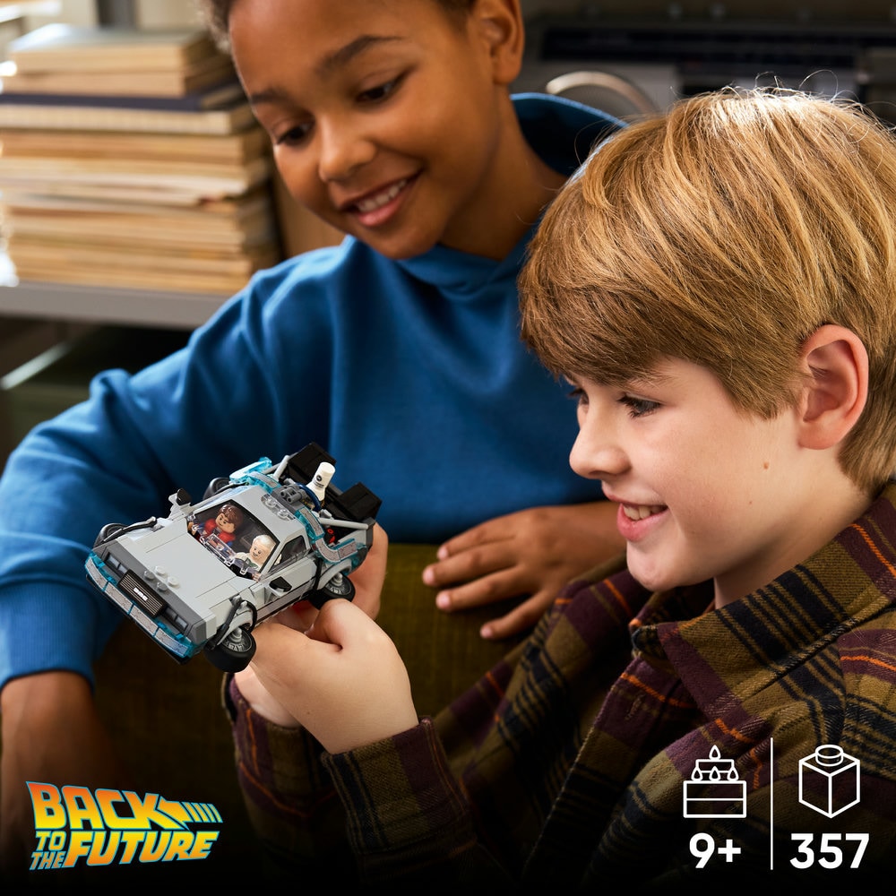 LEGO Speed Champions: Masina timpului din Inapoi in viitor 77256, 9 ani+, 357 piese