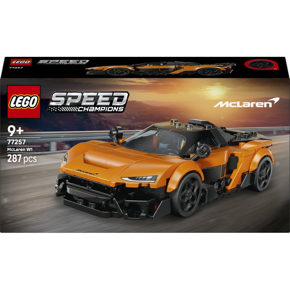 LEGO Speed Champions: McLaren W1 77257, 9 ani+, 287 piese