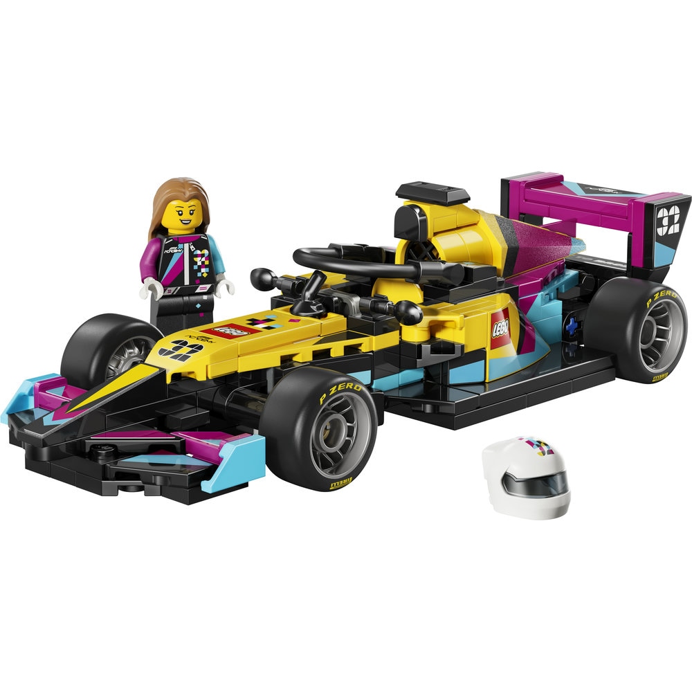 LEGO Speed Champions: Masina de curse LEGO F1 ACADEMY 77258, 10 ani+, 201 piese