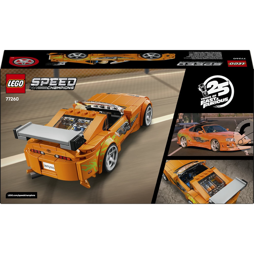 LEGO Speed Champions: Toyota Supra MK4 din Furios si iute 77260, 10 ani+, 292 piese