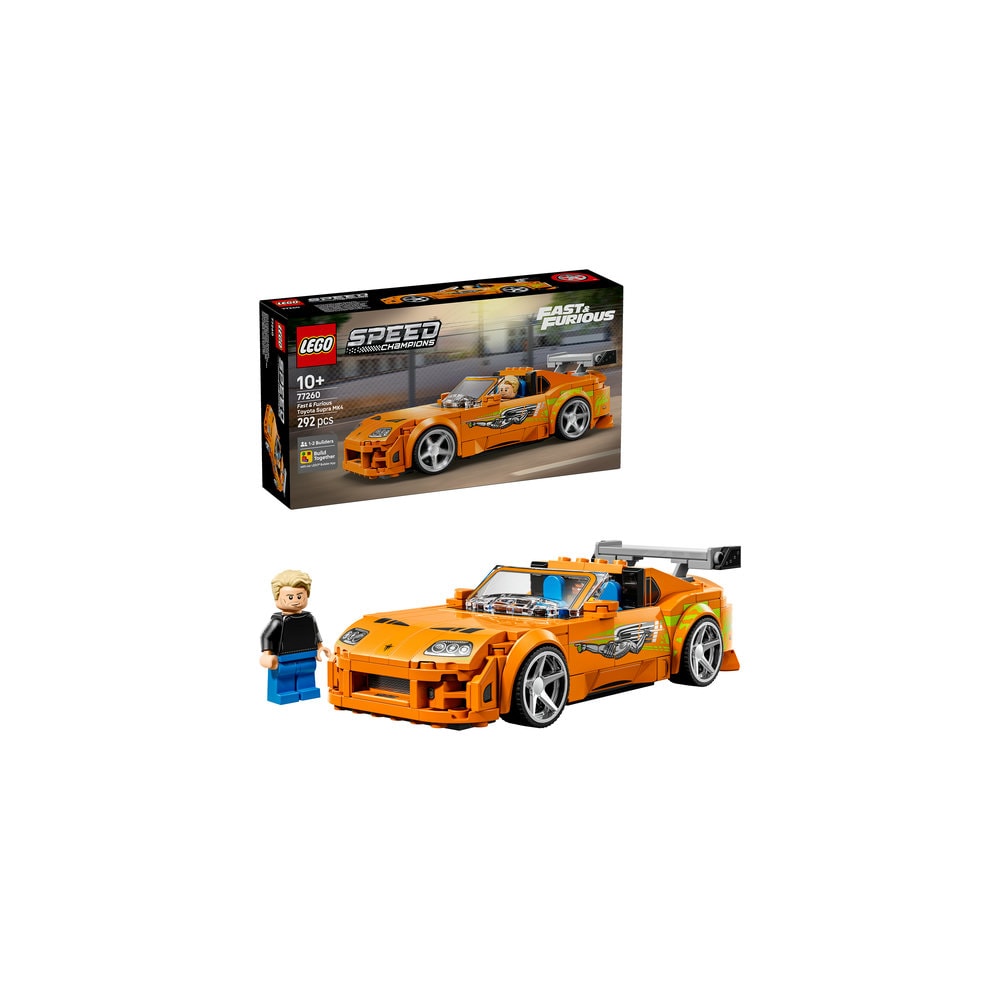 LEGO Speed Champions: Toyota Supra MK4 din Furios si iute 77260, 10 ani+, 292 piese