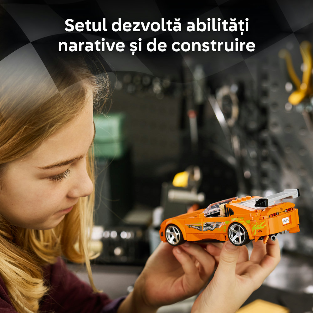 LEGO Speed Champions: Toyota Supra MK4 din Furios si iute 77260, 10 ani+, 292 piese