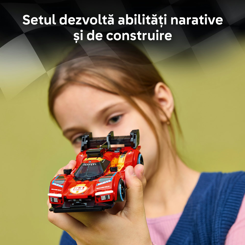 LEGO Speed Champions: Ferrari 499P 77261, 9 ani+, 329 piese