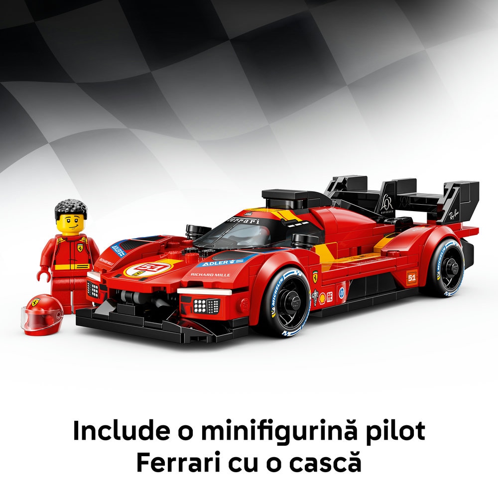 LEGO Speed Champions: Ferrari 499P 77261, 9 ani+, 329 piese