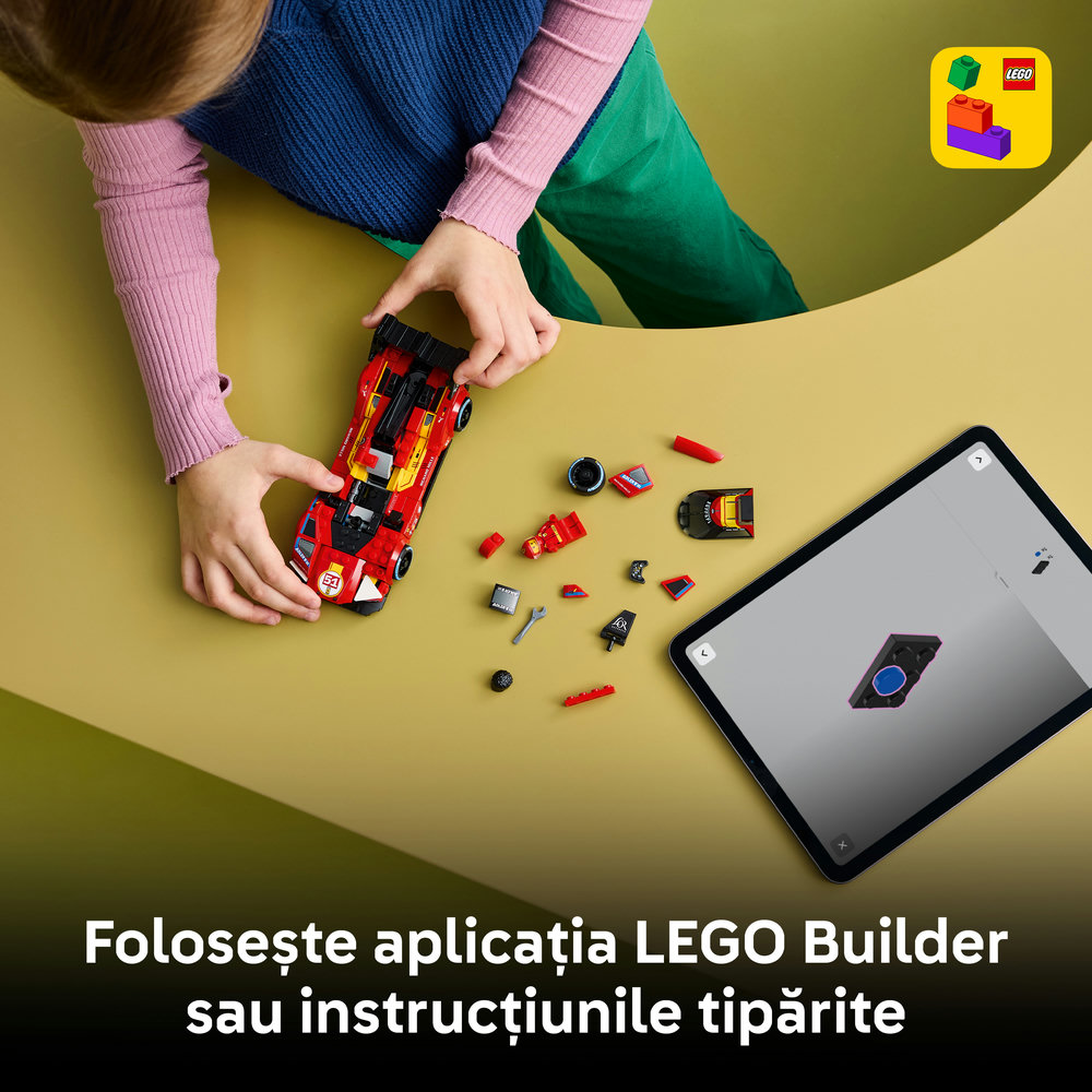 LEGO Speed Champions: Ferrari 499P 77261, 9 ani+, 329 piese