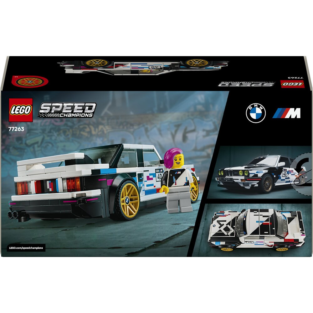 LEGO Speed Champions: BMW M3 (E30) 77263, 9 ani+, 358 piese