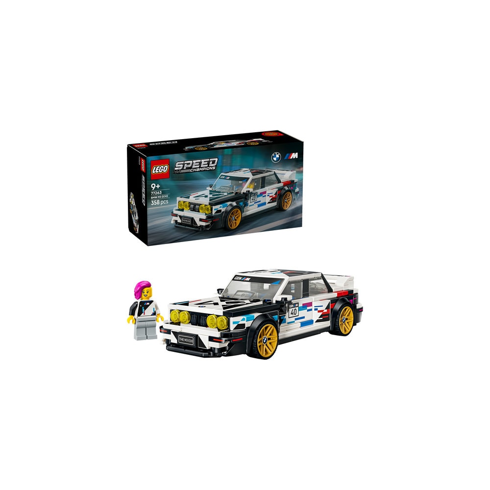 LEGO Speed Champions: BMW M3 (E30) 77263, 9 ani+, 358 piese