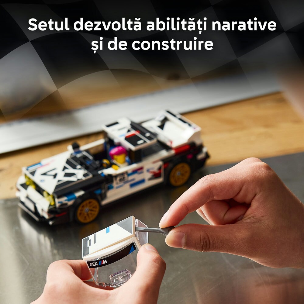 LEGO Speed Champions: BMW M3 (E30) 77263, 9 ani+, 358 piese