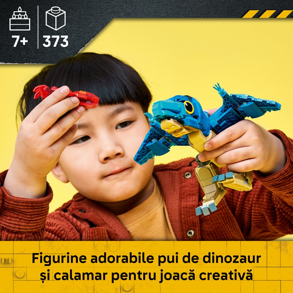 LEGO Jurassic World: Pui de dinozaur - Pteranodon 77977, 7 ani+, 373 piese