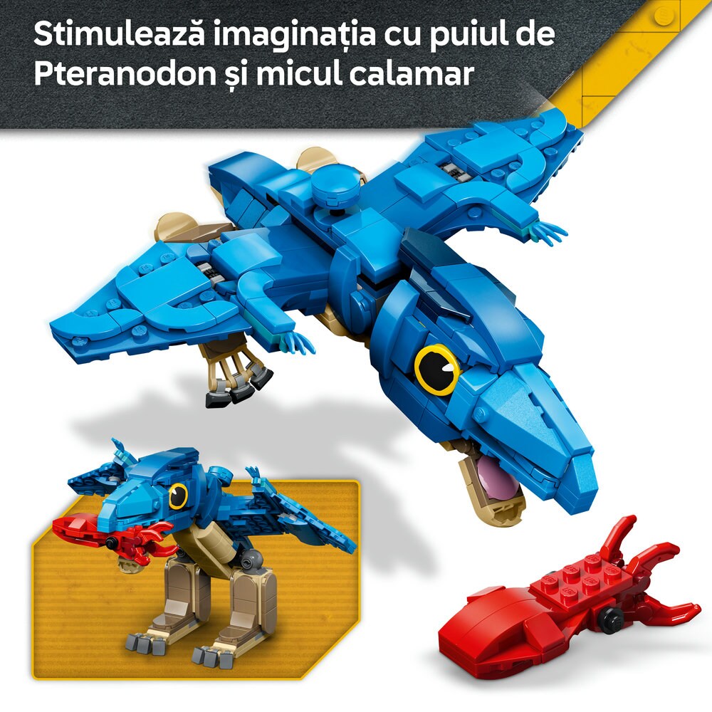 LEGO Jurassic World: Pui de dinozaur - Pteranodon 77977, 7 ani+, 373 piese