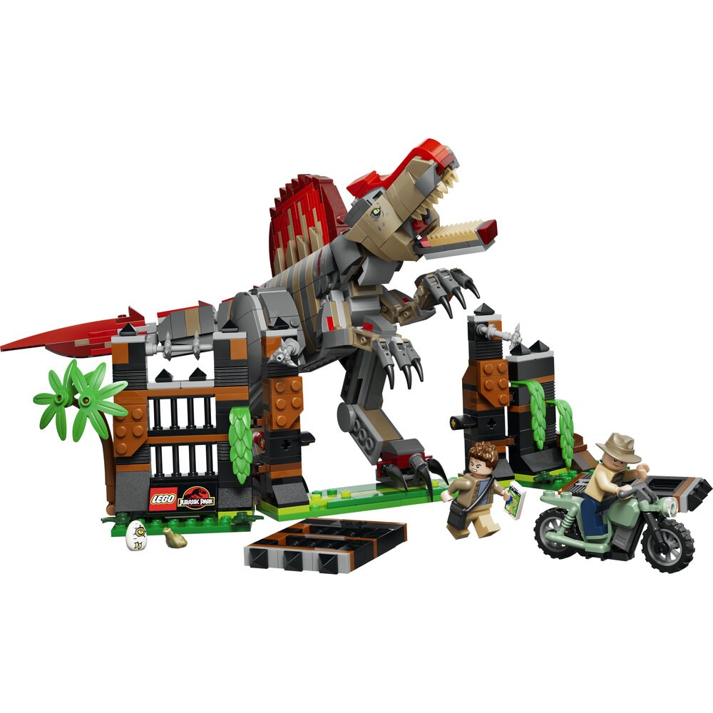 LEGO Jurassic World: Spinosaurus dezlantuit 77982, 9 ani+, 820 piese