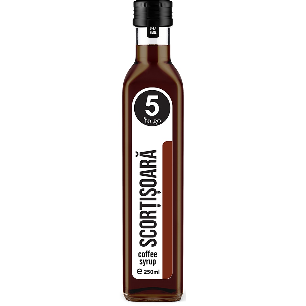 Sirop cafea 5 TO GO Scortisoara, 0.25l