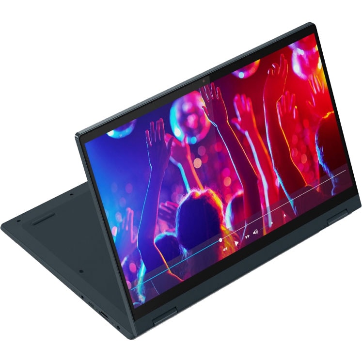 Laptop 2 in 1 LENOVO IdeaPad Flex 5 14ALC05, AMD Ryzen 5 5500U pana la 4.0GHz, 14" Full HD Touch, 16GB, SSD 512GB, AMD Radeon Graphics, Windows 11 Home, Abyss Blue