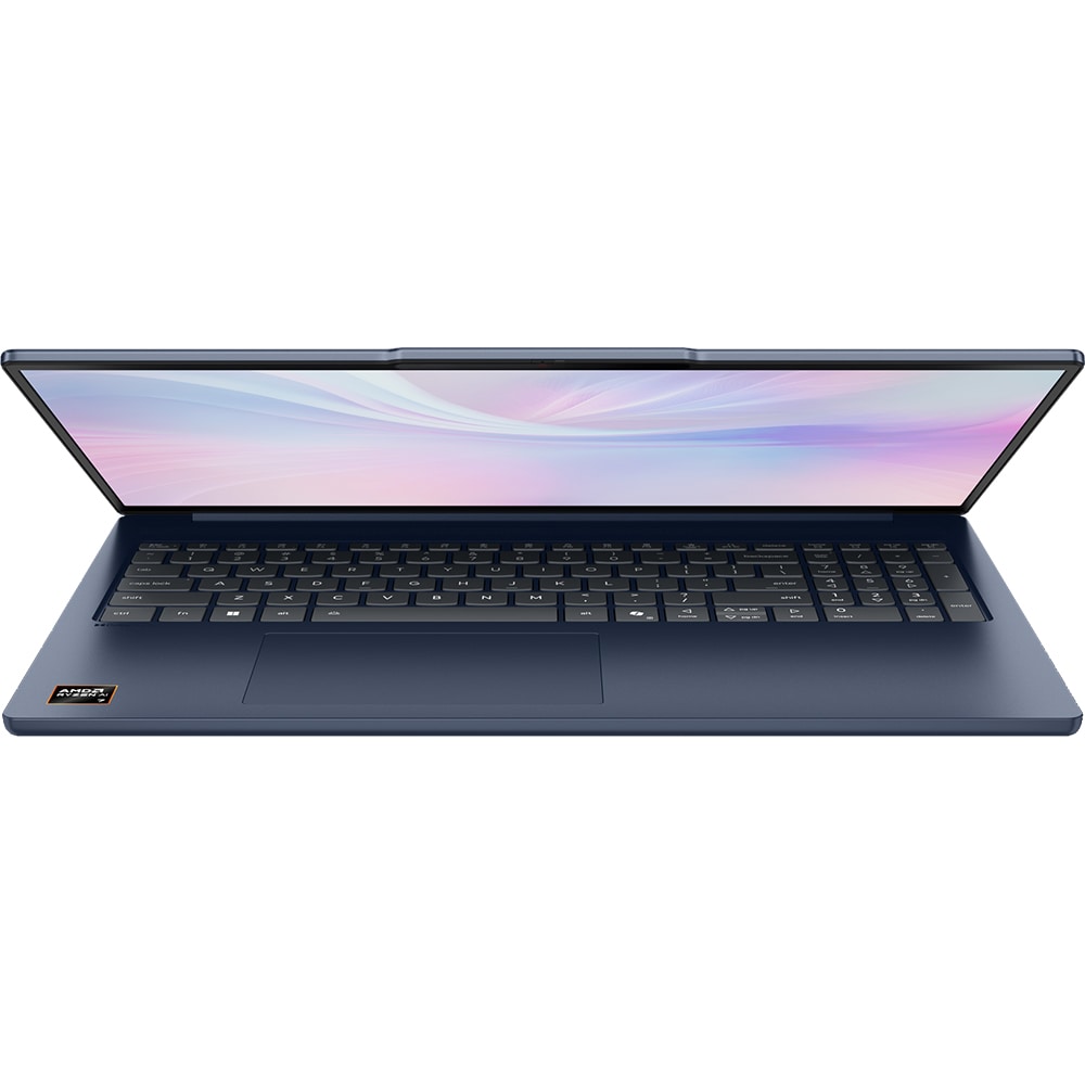 Laptop LENOVO IdeaPad Slim 5 16AKP10, AMD Ryzen AI 7 350 pana la 5.0 GHz, 16" 2.8K OLED, 32GB, SSD 1TB, AMD Radeon 860M, Free DOS, Cosmic Blue