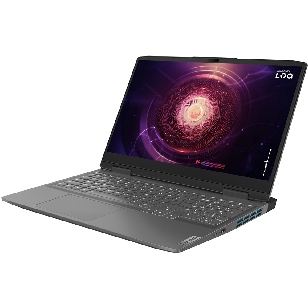 Laptop Gaming LENOVO LOQ 15APH8, AMD Ryzen 5 7640HS pana la 5GHz, 15.6" FHD, 16GB, SSD 512GB, NVIDIA GeForce RTX 4060 8GB, Free DOS, Storm Grey