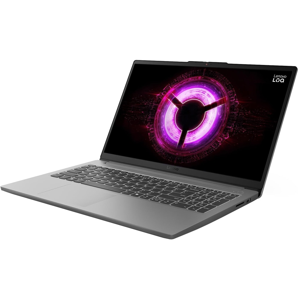 Laptop Gaming LENOVO LOQ Essential15ARP10E, AMD Ryzen 7 7735HS pana la 4.75GHz, 15.6" Full HD, 16GB, SSD 512GB, NVIDIA GeForce RTX 3050 6GB, Free DOS, Luna Grey
