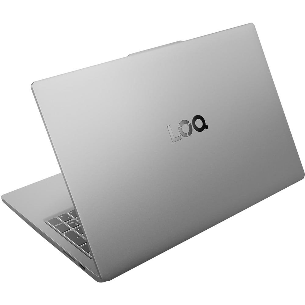 Laptop Gaming LENOVO LOQ Essential15ARP10E, AMD Ryzen 7 7735HS pana la 4.75GHz, 15.6" Full HD, 16GB, SSD 512GB, NVIDIA GeForce RTX 3050 6GB, Free DOS, Luna Grey