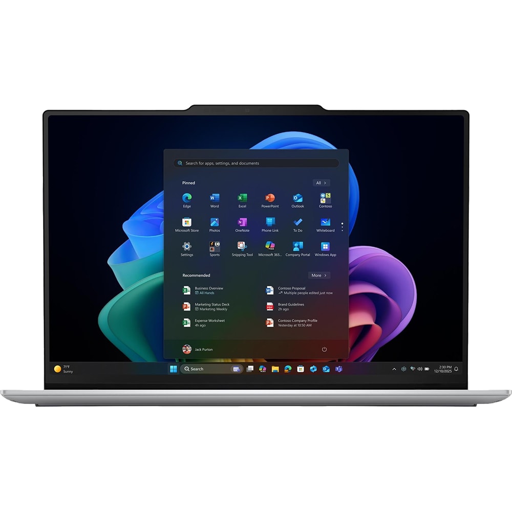Laptop LENOVO ThinkPad X9-14 Gen 1 Aura Edition, Intel Core Ultra 7 258V pana la 4.5GHz, 14" 2.8K Touch, 32GB, SSD 1TB, Intel Arc 140V, Windows 11 Pro, White