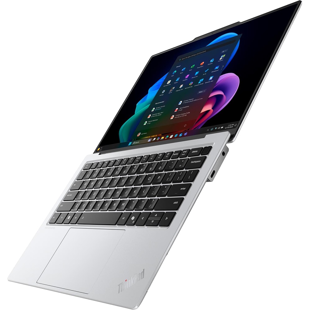 Laptop LENOVO ThinkPad X9-14 Gen 1 Aura Edition, Intel Core Ultra 7 258V pana la 4.5GHz, 14" 2.8K Touch, 32GB, SSD 1TB, Intel Arc 140V, Windows 11 Pro, White