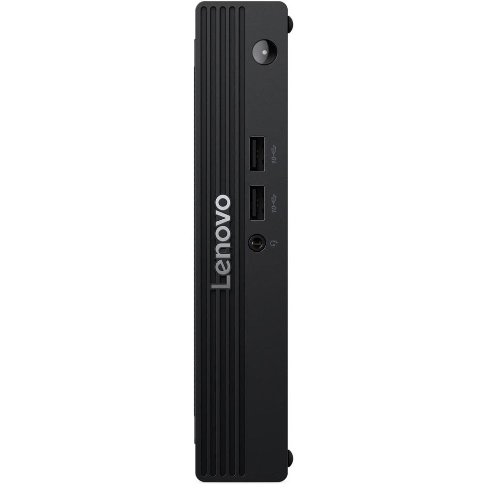 Sistem Desktop PC LENOVO V100q, Intel Core i3-N305 pana la 3.8GHz, 8GB, SSD 256GB, Free DOS, negru