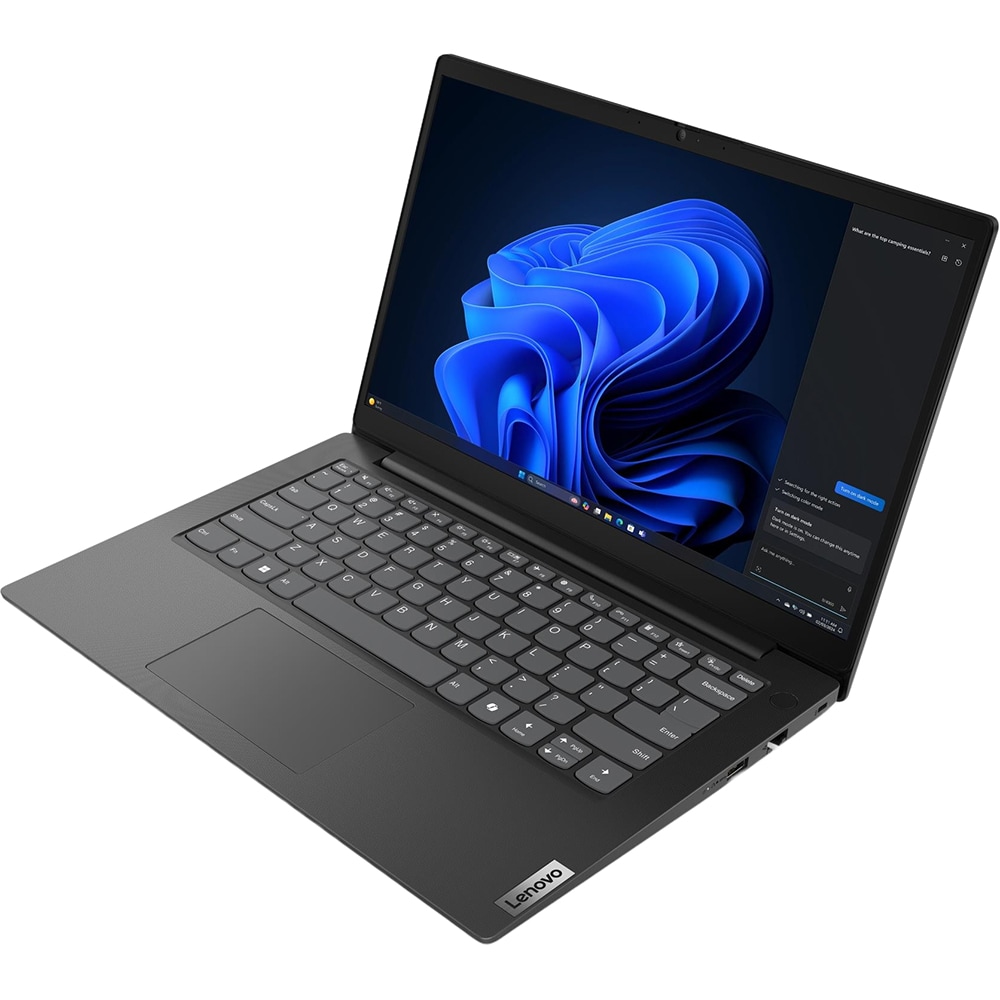 Laptop LENOVO V14 G5 IRL, Intel Core 5 210H pana la 4.8GHz, 14" FHD, 16GB, SSD 512GB, Intel Graphics, Free Dos, negru