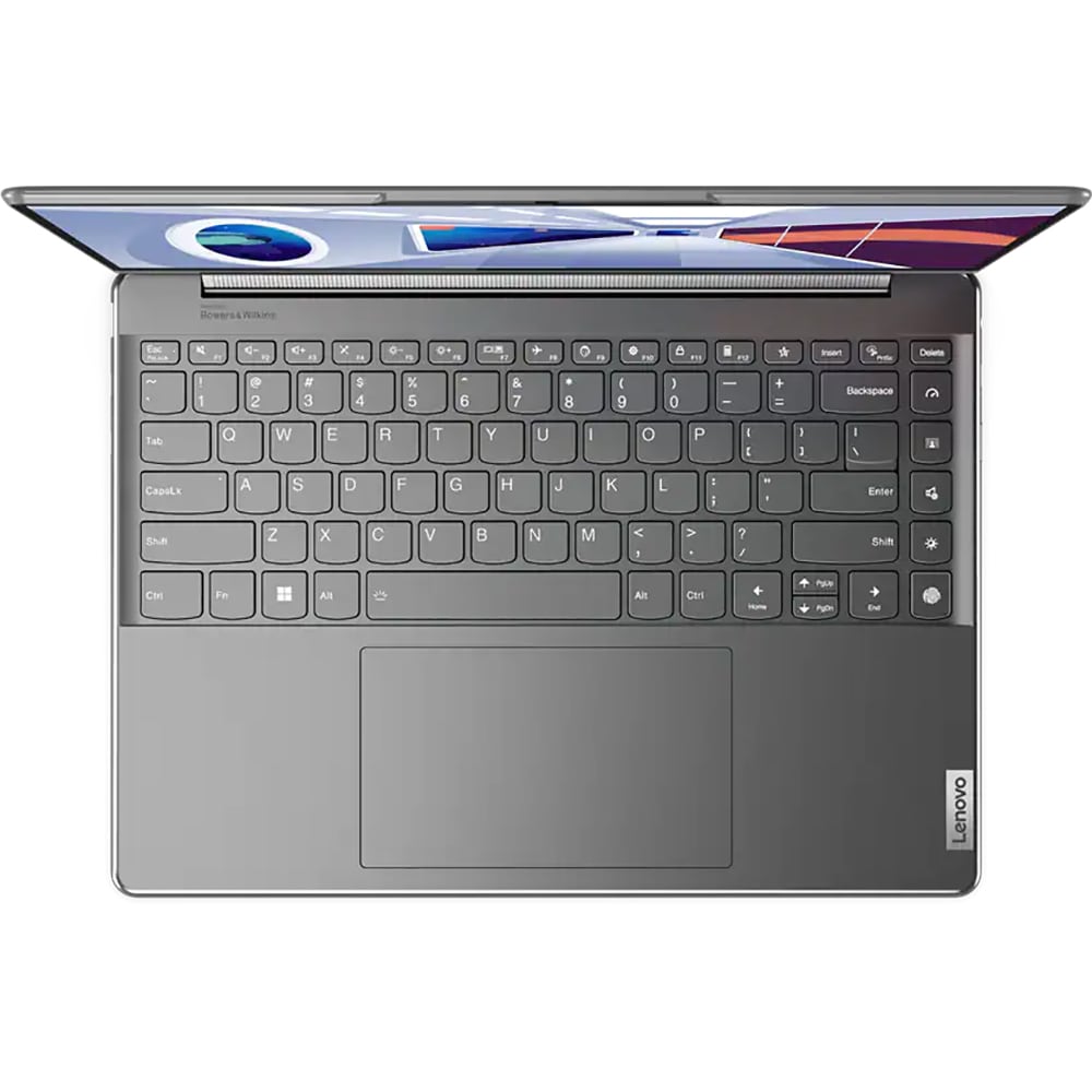 Laptop 2 in 1 LENOVO Yoga 9 14IRP8, Intel Core i7-1360P pana la 5GHz, 14" 2.8K Touch, 16GB, SSD 512GB, Intel Iris Xe Graphics, Windows 11 Home, Storm Grey