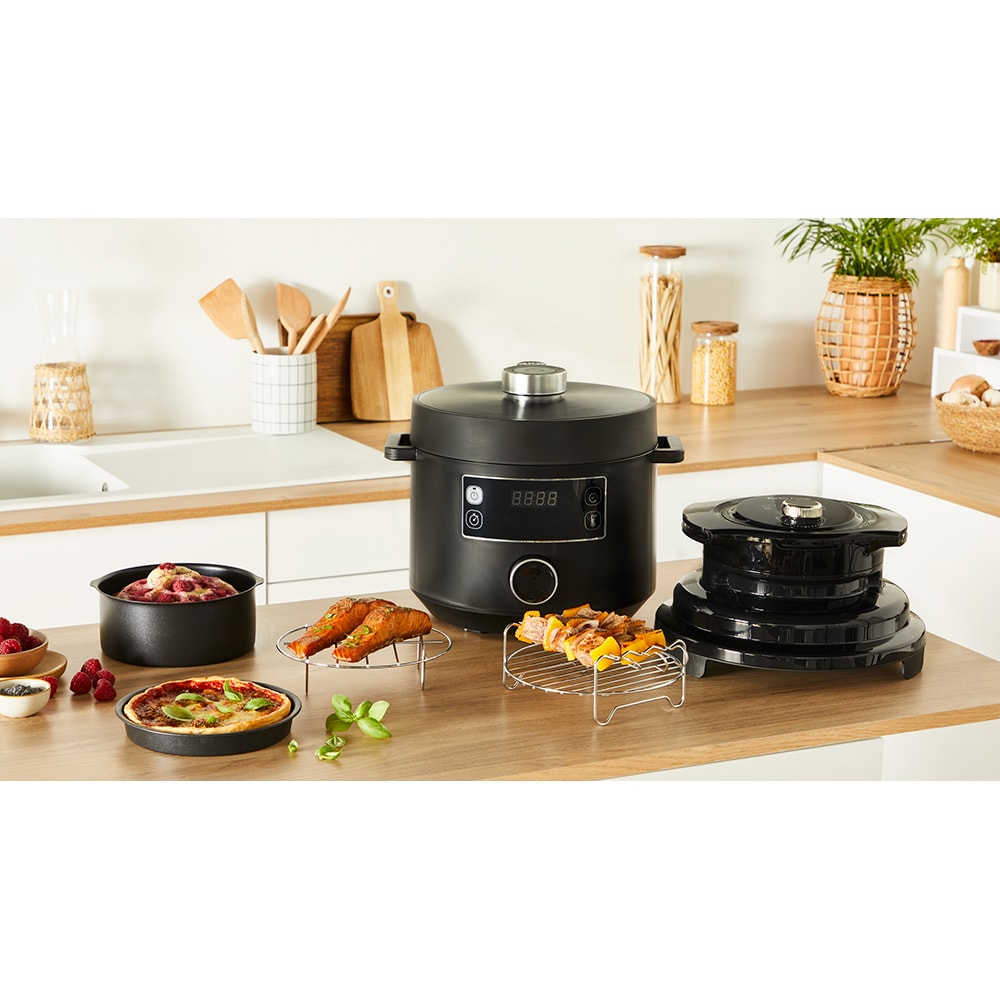 Accesoriu pentru prajit TEFAL Turbo Crisp LF101810, argintiu-negru