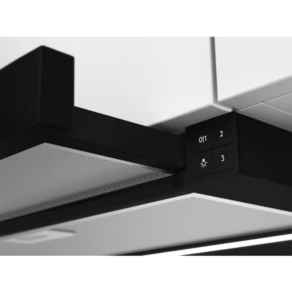 Hota incorporabila telescopica ELECTROLUX LFP626AK, 1 motor, 600 m3/h, L 60 cm, negru