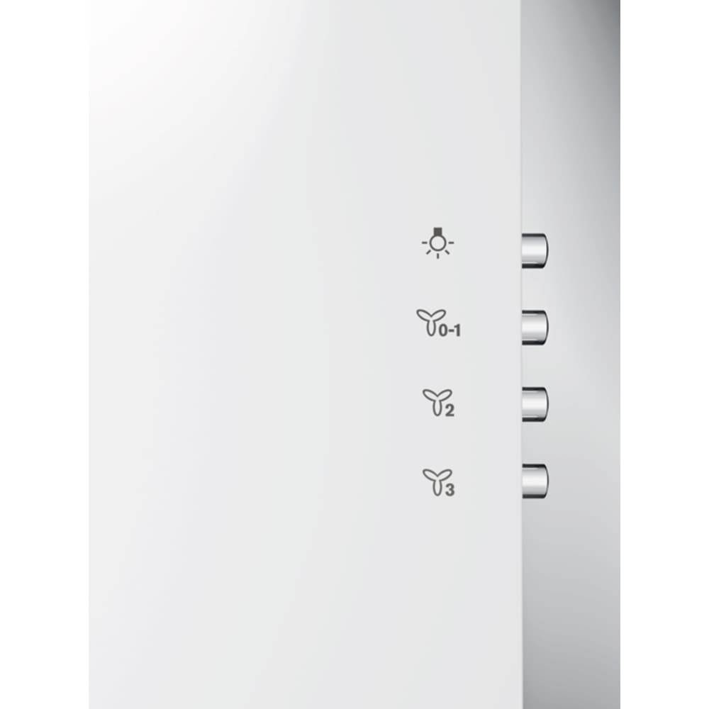 Hota decorativa ELECTROLUX LFV326W, 1 motor, 600 m3/h, L 60 cm, alb