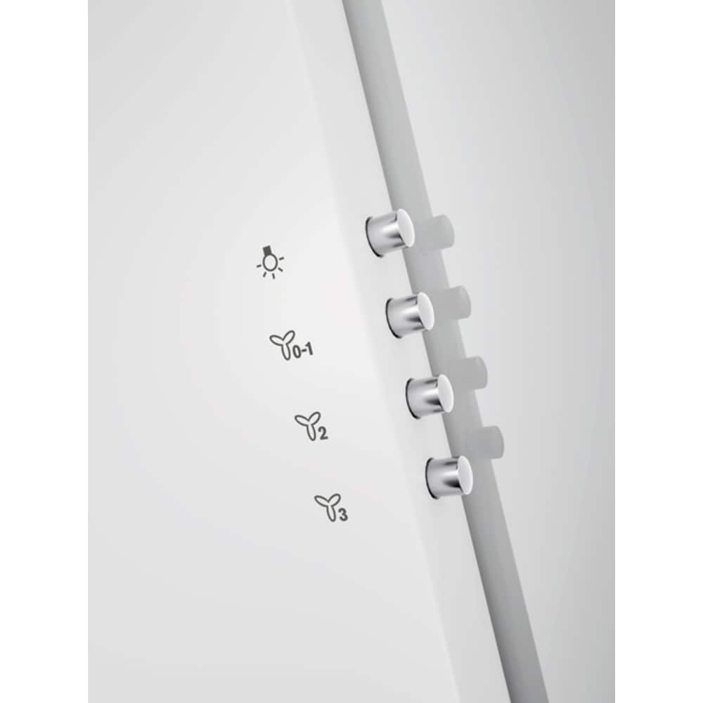 Hota decorativa ELECTROLUX LFV326W, 1 motor, 600 m3/h, L 60 cm, alb