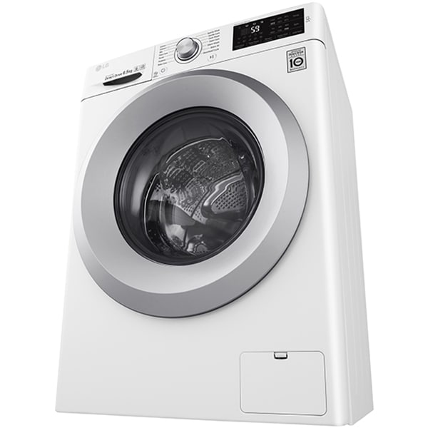 Masina de spalat rufe frontala LG F2J5WN4W, 6 Motion DD, 6.5kg, 1200rpm, Clasa A+++, alb